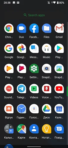 dark mode in Android 10.0